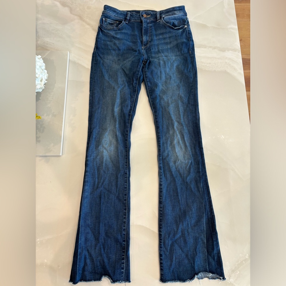 DL1961 Mid Rise Instasculpt Boot Cut Newbury Denim Jeans